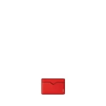 Valextra Magnetic Card Case in Crimson Red | Wallets & Purses | Coveti