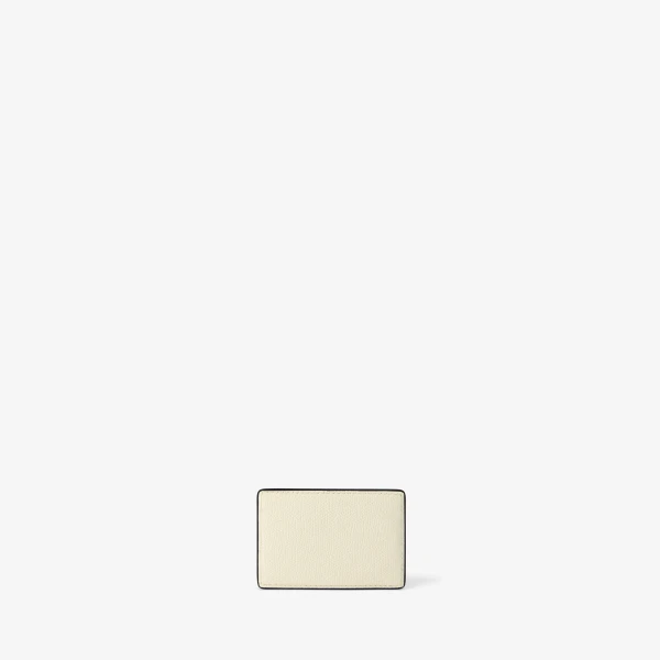 Valextra Magnetic Card Case in Pergamena White | Wallets & Purses | Coveti