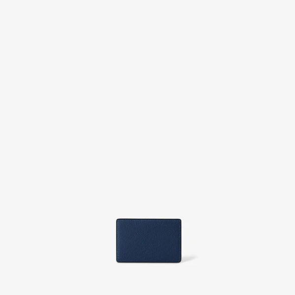 Valextra Magnetic Card Case in Sapphire Blue | Cases | Coveti