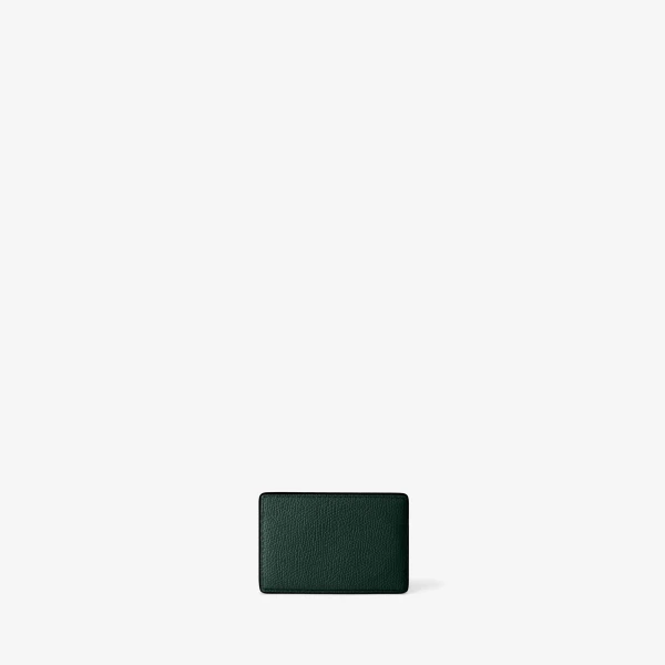 Valextra Magnetic Card Case in Valextra Green | Wallets & Purses | Coveti