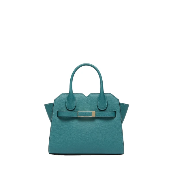 Milano Crossbody Micro Bag in Bottle Green