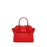 Valextra Milano Crossbody Micro Bag in Crimson Red | Shoulder & Crossbody Bags | Coveti