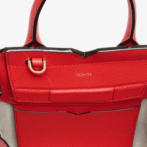 Valextra Milano Crossbody Micro Bag in Crimson Red | Shoulder & Crossbody Bags | Coveti