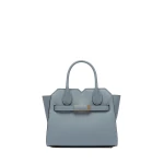 Valextra Milano Crossbody Micro Bag in Niagara Blue | Shoulder & Crossbody Bags | Coveti