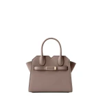Valextra Milano Crossbody Micro Bag in Sahara Brown | Shoulder & Crossbody Bags | Coveti