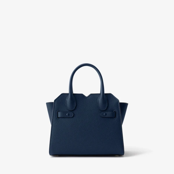 Valextra Milano Crossbody Micro Bag in Sapphire Blue | Shoulder & Crossbody Bags | Coveti