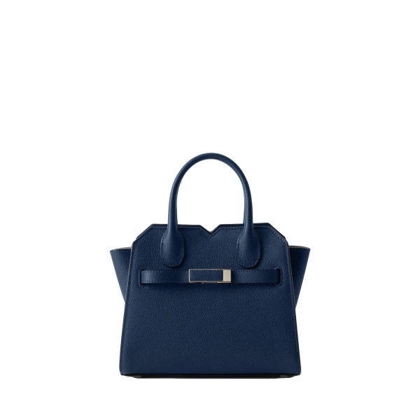 Milano Crossbody Micro Bag in Sapphire Blue