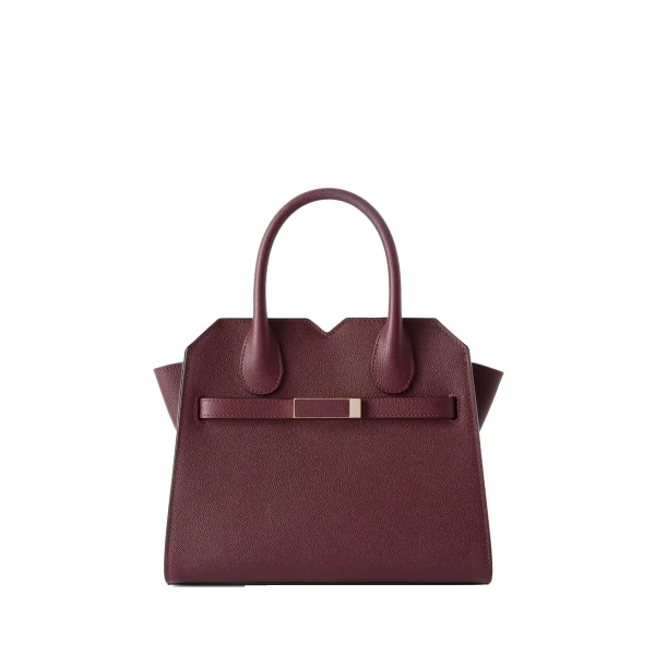 Milano Two Handles Mini Bag in Claret Red