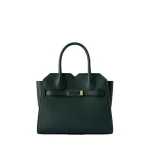 Valextra Milano Two Handles Mini Bag in Valextra Green | Mini Bags | Coveti