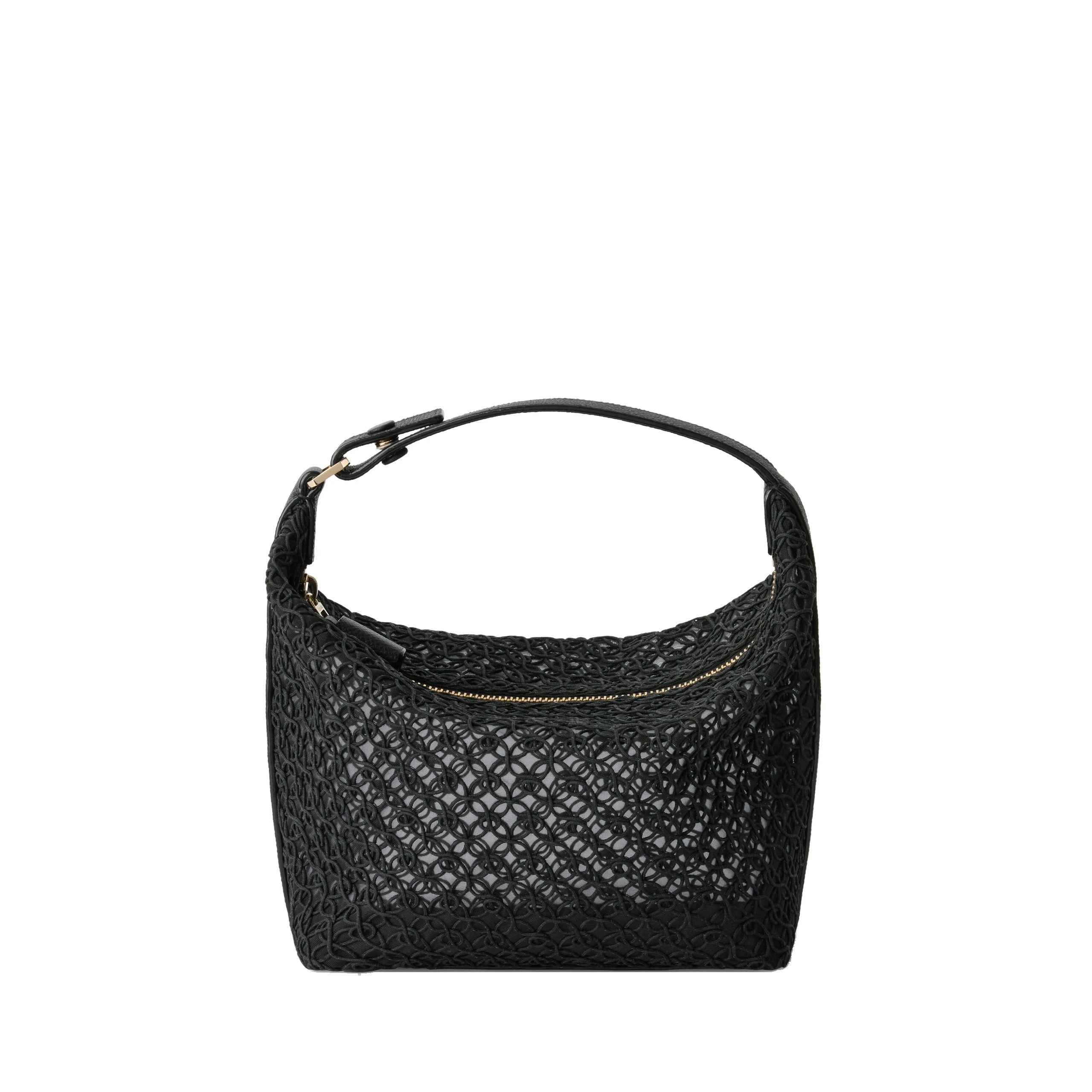 Valextra Mochi Merletto Top Handle Mini Bag in Black Valextra Mochi Merletto Top Handle Mini Bag in Black | Mini Bags | Coveti