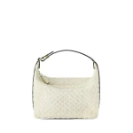 Valextra Mochi Merletto Top Handle Mini Bag in Pergamena White | Mini Bags | Coveti