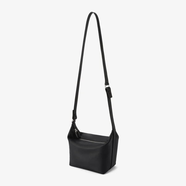 Valextra Mochi Sublime Top Handle Mini Bag in Black | Mini Bags | Coveti