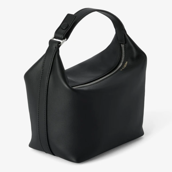 Valextra Mochi Sublime Top Handle Mini Bag in Black | Mini Bags | Coveti