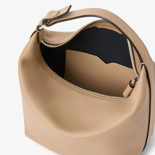 Valextra Mochi Sublime Top Handle Mini Bag in Cashmere Beige | Mini Bags | Coveti