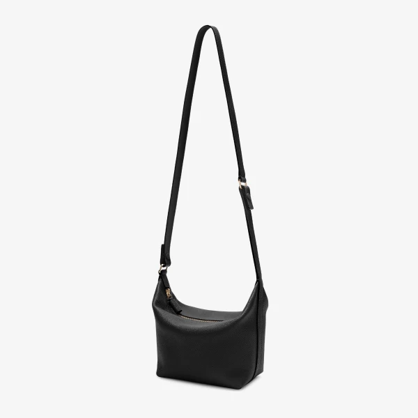 Valextra Mochi Top Handle Mini Bag in Black | Mini Bags | Coveti