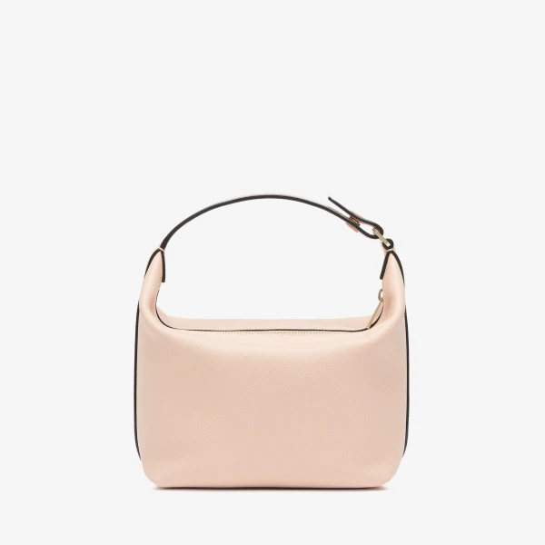 Valextra Mochi Top Handle Mini Bag in Bonne Mine Pink | Mini Bags | Coveti