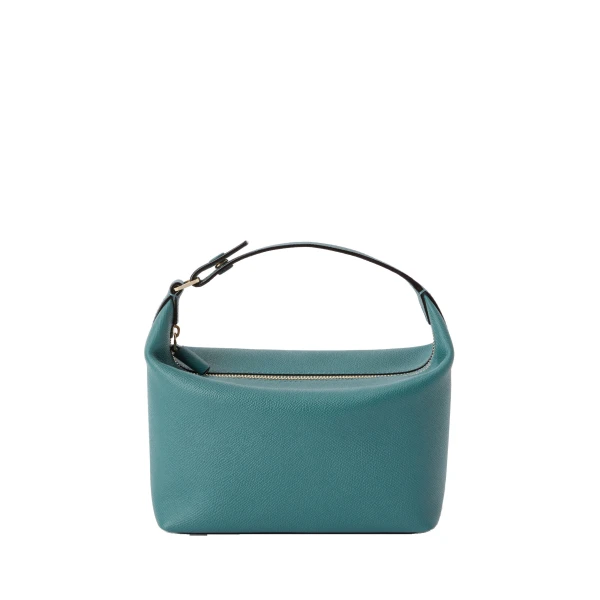 Mochi Top Handle Mini Bag in Bottle Green