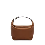 Valextra Mochi Top Handle Mini Bag in Chocolate Brown | Mini Bags | Coveti