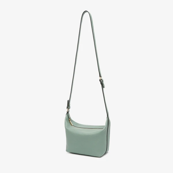 Valextra Mochi Top Handle Mini Bag in Eucalyptus Green | Mini Bags | Coveti