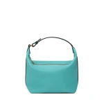 Valextra Mochi Top Handle Mini Bag in Ocean Blue | Mini Bags | Coveti