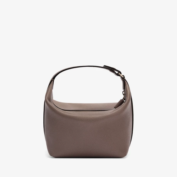 Valextra Mochi Top Handle Mini Bag in Sahara Brown | Mini Bags | Coveti