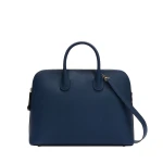 Valextra MyLogo Bowling Medium Bag in Sapphire Blue | Totes & Top-Handle Bags | Coveti