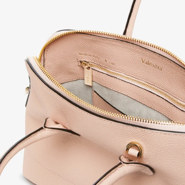 Valextra MyLogo Bowling Mini Bag in Bonne Mine Pink | Mini Bags | Coveti