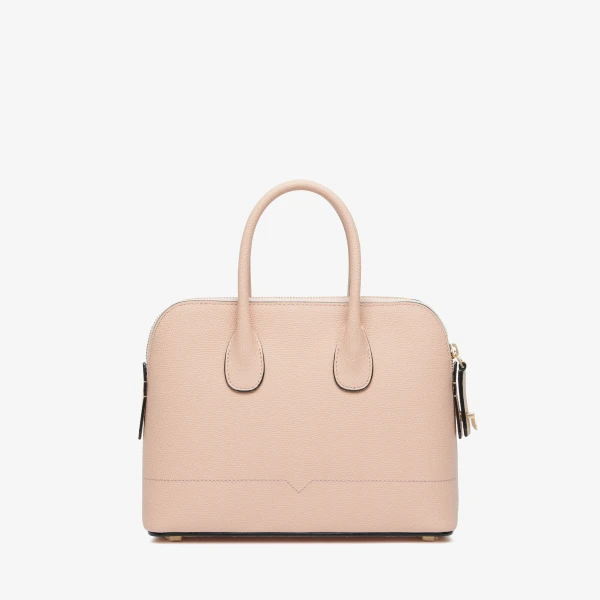 Valextra MyLogo Bowling Mini Bag in Bonne Mine Pink | Mini Bags | Coveti