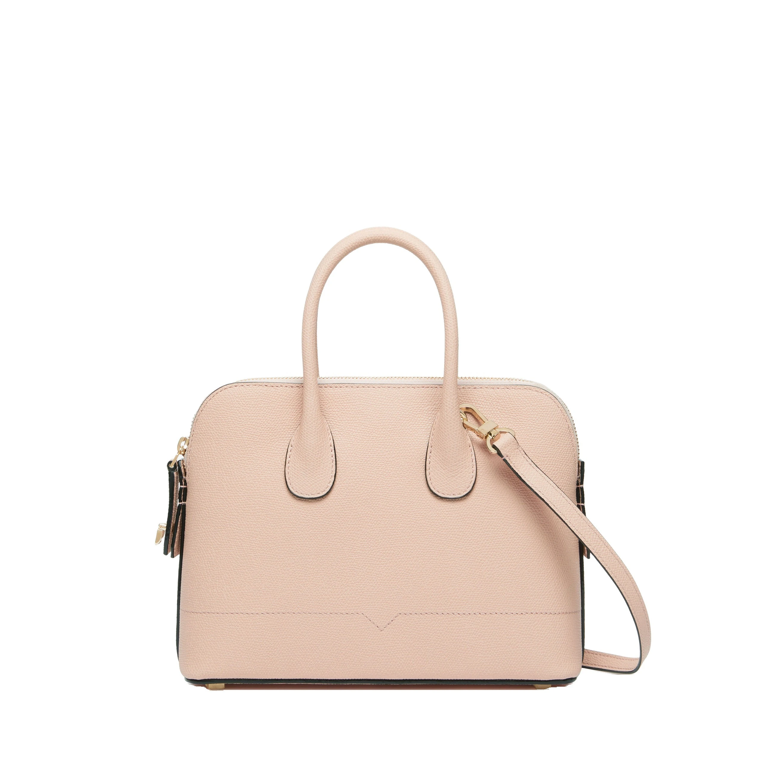 Valextra MyLogo Bowling Mini Bag in Bonne Mine Pink Valextra MyLogo Bowling Mini Bag in Bonne Mine Pink | Mini Bags | Coveti