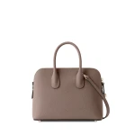 Valextra MyLogo Bowling Mini Bag in Sahara Brown | Mini Bags | Coveti