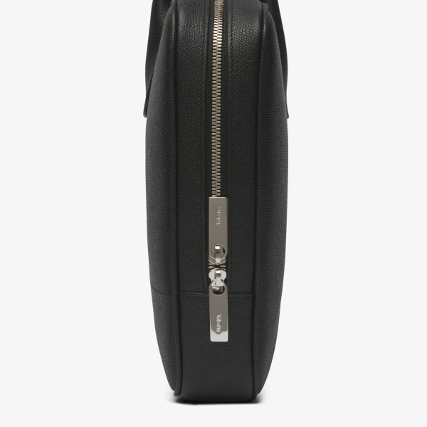 Valextra MyLogo Laptop Bag in Black | Men Bags | Coveti