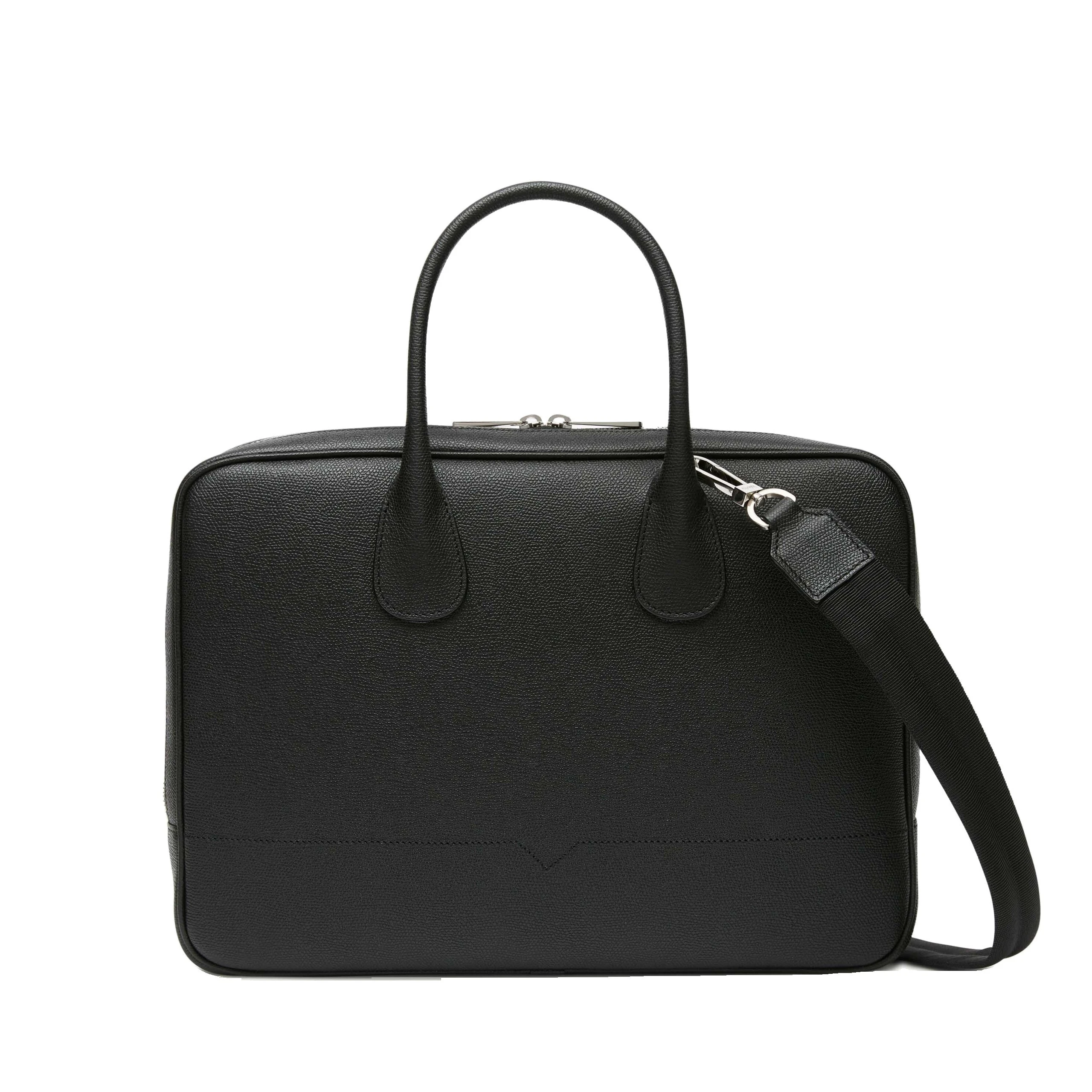 Valextra MyLogo Laptop Bag in Black Valextra MyLogo Laptop Bag in Black | Men Bags | Coveti