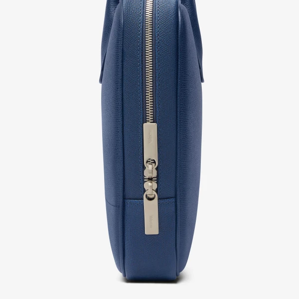 Valextra MyLogo Laptop Bag in Sapphire Blue | Men Bags | Coveti