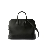 Valextra MyLogo Sublime Bowling Medium Bag in Black | Totes & Top-Handle Bags | Coveti