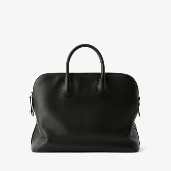 Valextra MyLogo Sublime Bowling Medium Bag in Black | Totes & Top-Handle Bags | Coveti