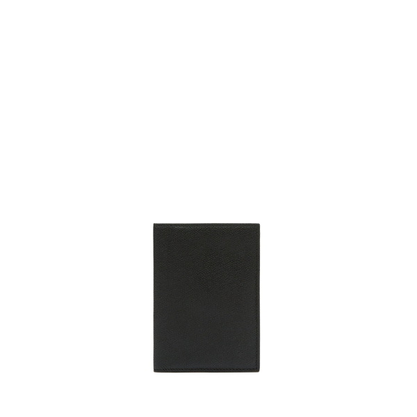 Valextra Passport Holder 3CC in Black | Wallets & Purses | Coveti