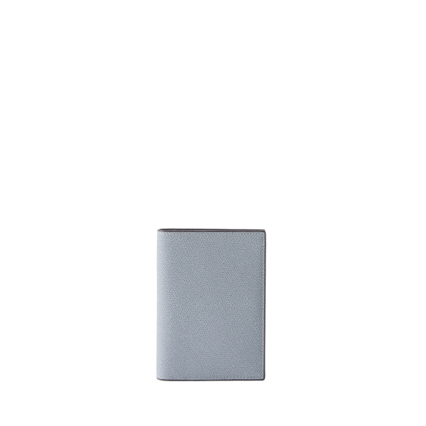 Valextra Passport Holder 3CC in Niagara Blue | Wallets & Purses | Coveti