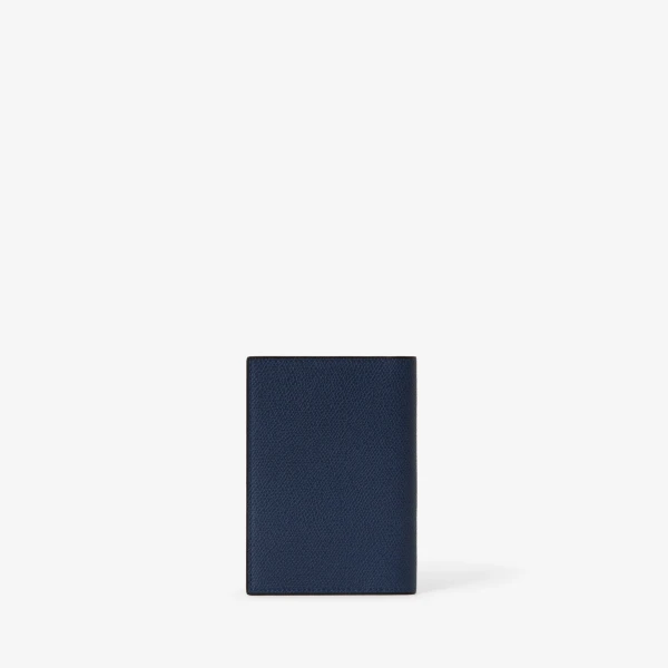 Valextra Passport Holder 3CC in Sapphire Blue | Cases | Coveti