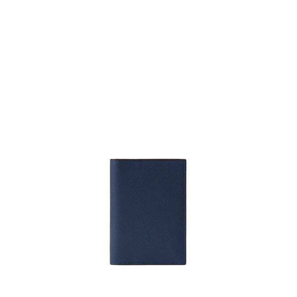 Valextra Passport Holder 3CC in Sapphire Blue | Cases | Coveti
