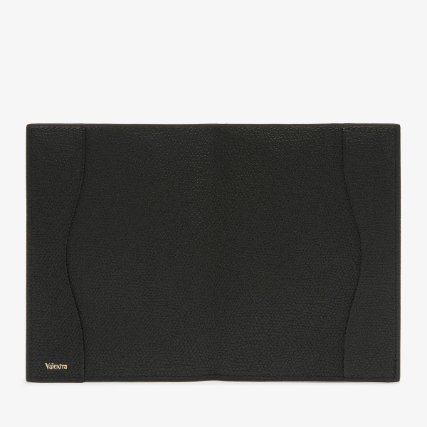 Valextra Passport Holder in Black | Wallets & Purses | Coveti