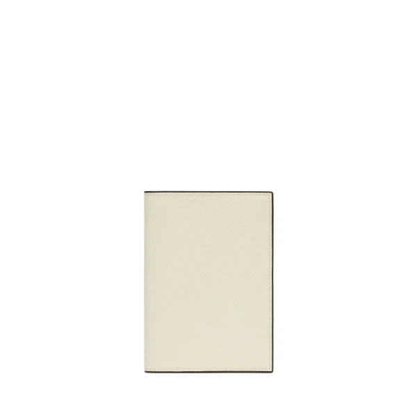 Valextra Passport Holder in Pergamena White | Wallets & Purses | Coveti