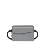 Valextra Pocket Bum Bag in Fog Grey | Men Bags | Coveti