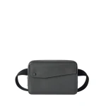 Valextra Pocket Bum Bag in Smokey Grey | Men Bags | Coveti