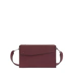 Valextra Pocket Crossbody Bag in Claret Red | Men Bags | Coveti