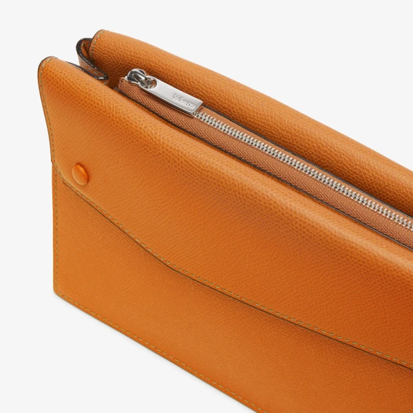 Valextra Pocket Crossbody Bag in Havana Brown | Men Bags | Coveti