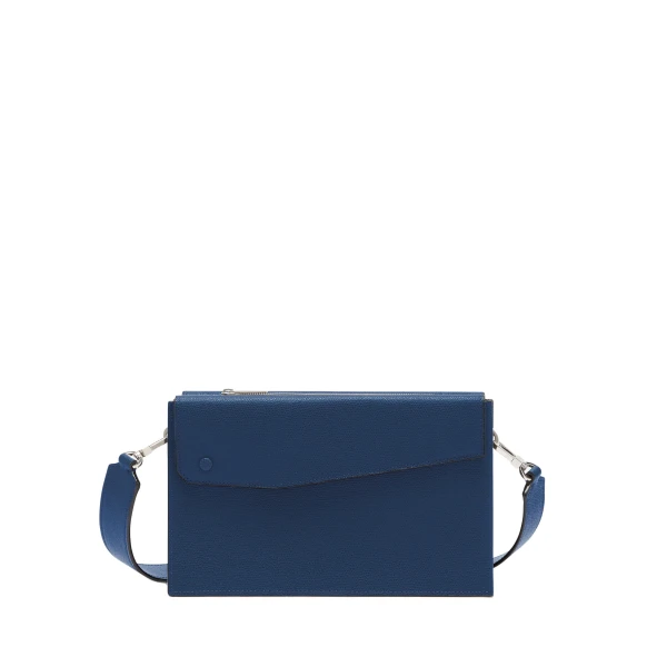 Pocket Crossbody Bag in Sapphire Blue