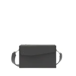 Valextra Pocket Crossbody Bag in Smokey Grey | Men Bags | Coveti