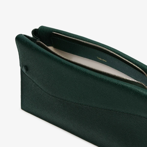 Valextra Pocket Crossbody Bag in Valextra Green | Men Bags | Coveti