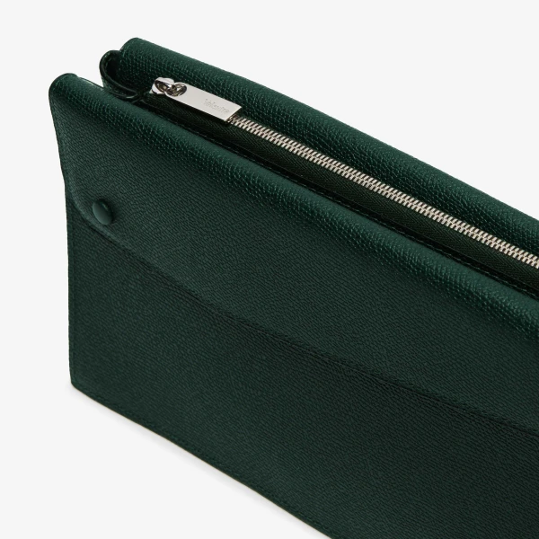 Valextra Pocket Crossbody Bag in Valextra Green | Men Bags | Coveti