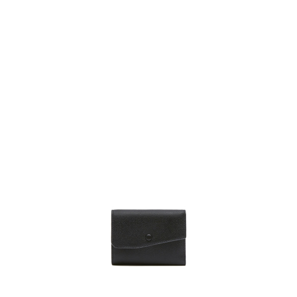 Valextra Pocket Purse 6CC in Black | Wallets & Purses | Coveti